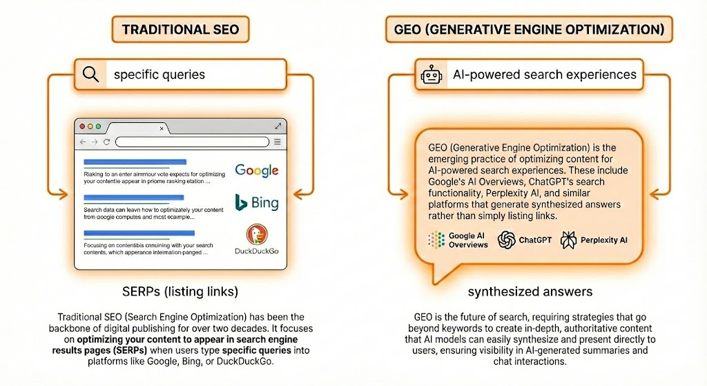 SEO vs GEO